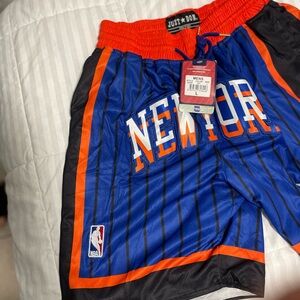 Just Don New York Knicks 🔥 Pin Stripe Shorts